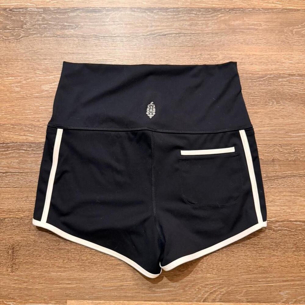 Free people movement shorts black